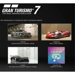 Gran Turismo 7 Bonus Pre Order Bonus code PS4/PS5 USA version +100,000  Credits 711719551751